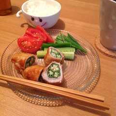 รูปของ 冷めても美味しい！オクラの豚しそ巻き
