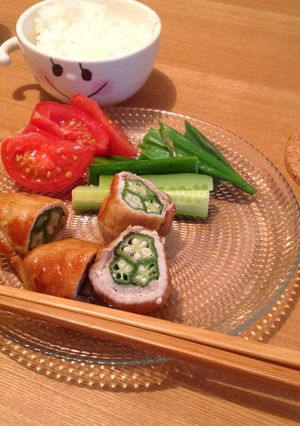 冷めても美味しい！オクラの豚しそ巻き-レシピのメイン写真