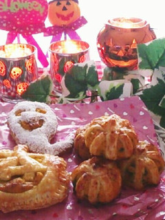 ハロウィン! かぼちゃ形のパンプキンパイ-レシピのメイン写真