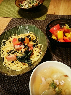簡単すぎる絶品トマトパスタ-レシピのメイン写真