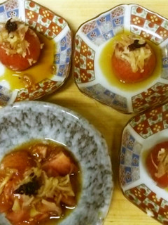 湯剥きトマトのサラダ-レシピのメイン写真