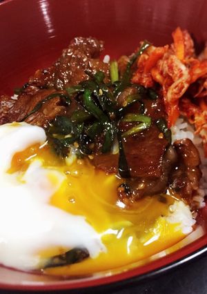 ♡♡とろ〜り温玉 焼肉丼♡♡-レシピのメイン写真