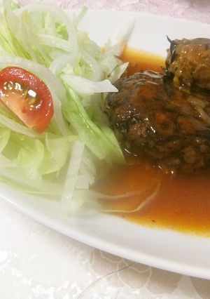 たっぷり ひじきdeハンバーグ～♪-レシピのメイン写真