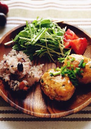 ヘルシー鶏つくね-レシピのメイン写真