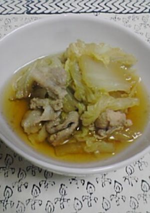 白菜と豚肉の煮物-レシピのメイン写真