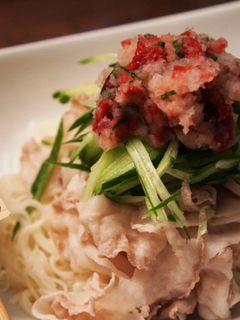 10分で!簡単梅おろしぶっかけそうめん-レシピのメイン写真