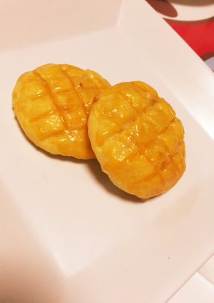 メロンパンみたいなさっぱりスイートポテト-レシピのメイン写真