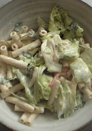 レタス＆なずな＆カニカマのマカロニサラダ-レシピのメイン写真