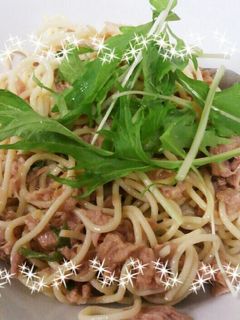 ツナと大葉の冷製パスタ-レシピのメイン写真