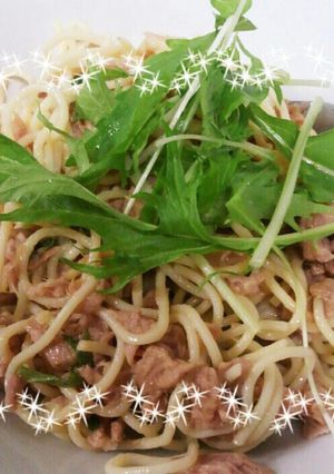 ツナと大葉の冷製パスタ-レシピのメイン写真