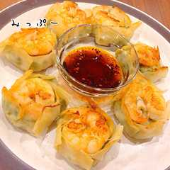 A picture of はんぺんで♪エビ大葉饅頭.