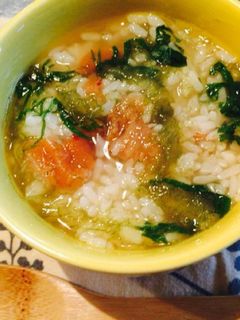 レンチン3分!朝食に簡単☆梅とろろご飯-レシピのメイン写真