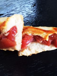 ササミの梅挟み焼き-レシピのメイン写真