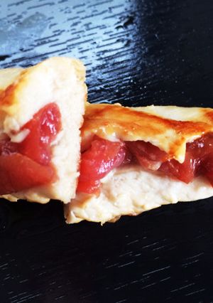 ササミの梅挟み焼き-レシピのメイン写真
