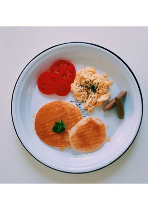 グルテンフリーの米粉パンケーキ-レシピのメイン写真