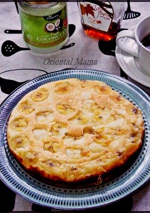 休日朝ごはんは、バナナホットケーキ♪-レシピのメイン写真