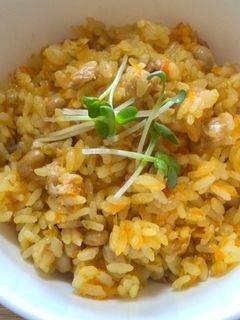 納豆の炊き込みご飯-レシピのメイン写真