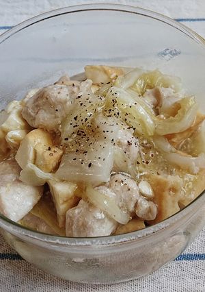 厚揚げと白菜のうま塩あんかけ-レシピのメイン写真