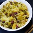 たくあん&菜の花の炊き込みご飯