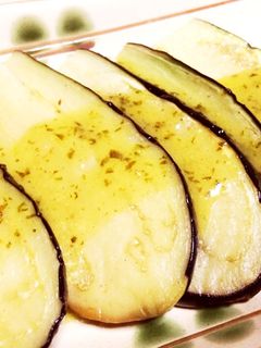 ナスのソテー バジル酢味噌かけ-レシピのメイン写真
