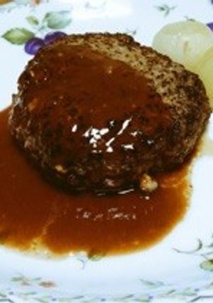簡単でジューシーな特製ハンバーグ！-レシピのメイン写真