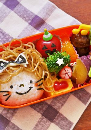 キャラ弁☆ハロウィン☆ネコちゃん弁当-レシピのメイン写真