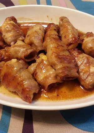 簡単美味しい豚肉の山芋チーズ巻き☆-レシピのメイン写真