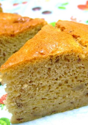 ふっわふわ～♪バナナあずきケーキ-レシピのメイン写真