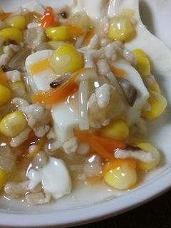 離乳食後期~豆腐あんかけ☆-レシピのメイン写真