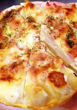 簡単♪ジャガイモキッシュ♪カルボナーラ味-レシピのメイン写真