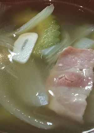 ゴーヤスープ【使い切れないゴーヤを消費】-レシピのメイン写真