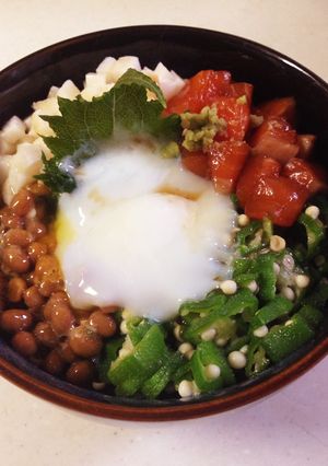 節約だけど、ごちそうネバネバ丼-レシピのメイン写真