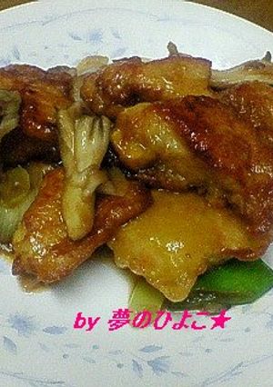 中華風★鶏肉と舞茸のケチャップ炒め-レシピのメイン写真