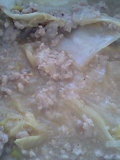白菜とひき肉の味噌あんかけ-レシピのメイン写真
