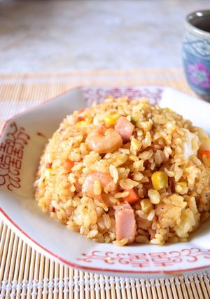 チャーハン道！ガーリックシーフード炒飯！-レシピのメイン写真