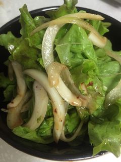 焼肉に!韓式サニーレタスオニオンサラダ-レシピのメイン写真