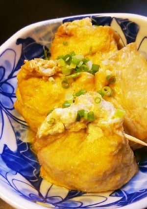 フワフワ♡豚と豆腐の節約油揚げとじ-レシピのメイン写真