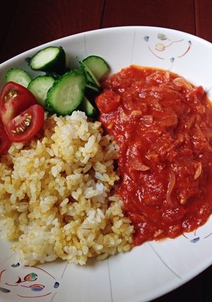辛さ調節はご飯で!ツナトマトカレー⁉︎-レシピのメイン写真