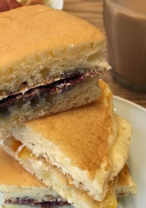 パンケーキのジャムサンド-レシピのメイン写真