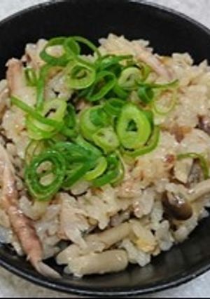 サンマときのこの炊き込みご飯-レシピのメイン写真