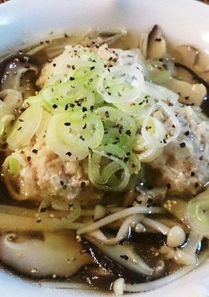 ☆鶏だんごのきのこスープ☆-レシピのメイン写真