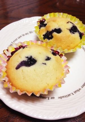 型なしOK♡絶品ブルーベリーマフィン♪-レシピのメイン写真
