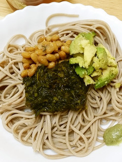 ギバサと納豆のネバトロ冷やしそば-レシピのメイン写真