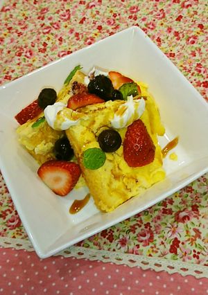 チーズケーキ風☆フレンチトースト-レシピのメイン写真