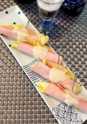 花オクラのハム巻き-レシピのメイン写真