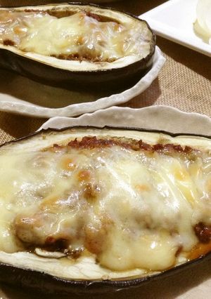 米茄子肉味噌チーズグラタン-レシピのメイン写真