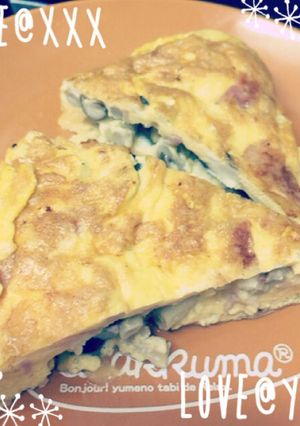 混ぜて焼くだけ！簡単スパニッシュオムレツ-レシピのメイン写真