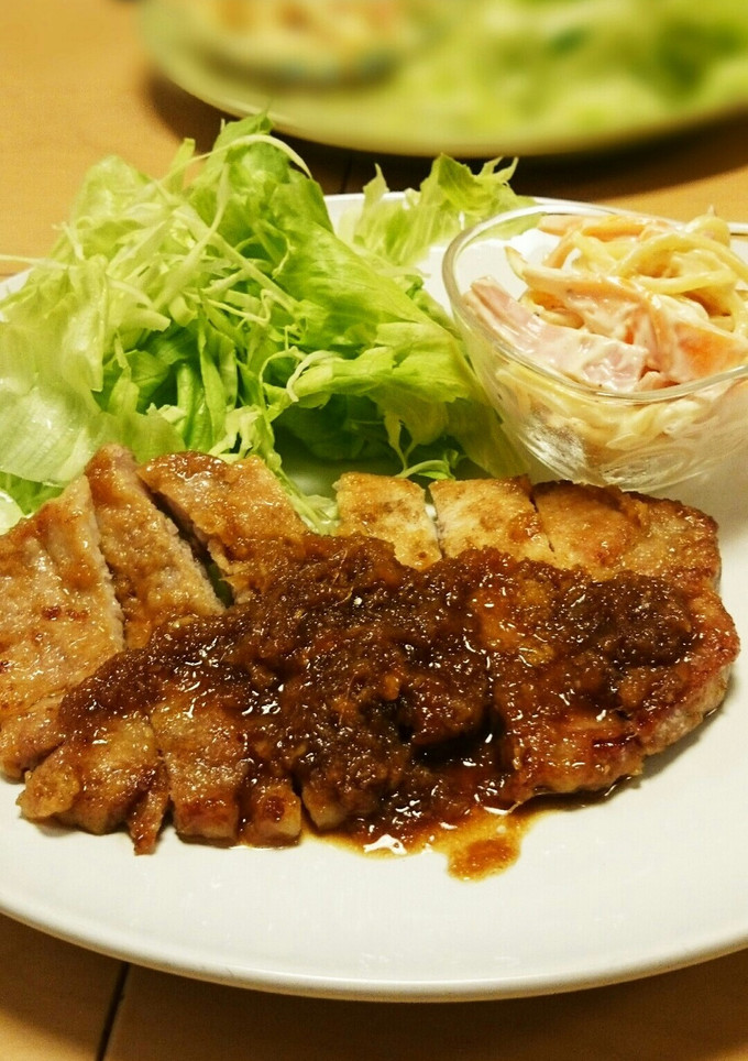 しょうが焼き(とんかつ用肉ver.)-レシピのメイン写真