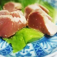 A picture of 色味の悪くなったお魚に！マグロのたたき！.