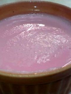 カキ氷シロップで☆いちごみるくプリン♪-レシピのメイン写真